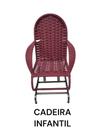 Cadeiras infantil com 2 molas fibra sala quarto ária terraço jardim