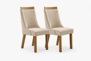 Cadeiras para Mesa de Jantar Estofada Dublin - Domus Móveis