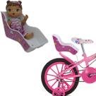 Cadeirinha Boneca Alive Infantil Bebe Traseira Bicicleta Infantil Cores