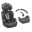 Cadeirinha Cadeira Assento 2 em 1 De Bebê Para Carro Infantil 9 a 36 Kg Isofix Cinza Litet