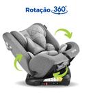 Cadeirinha Cadeira de Bebê Para Auto Carro 0 a 36 kg Isofix Reclinavel Gira 360 Multi