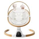 Cadeirinha de Balanço Elétrica para Bebê Wnttmt 5 Velocidades Bluetooth Branca