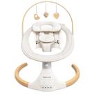 Cadeirinha de balanço para bebê Jool Baby Nova Nature com brinquedos de madeira e Bluetooth