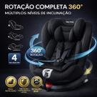 Cadeirinha De Bebe 36kg Infantil Isofix 360 Cadeira para Carro com 4 Posições Baby Style