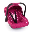 Cadeirinha de Carro Baby Doll Bayer Design Deluxe Rosa com Dossel