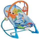 Cadeirinha descanso Smile vibratória com Ruído Branco para o bebê Oceano