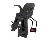 Cadeirinha dianteira Polisport Kangaroo FF preto e cinza para fixação no quadro