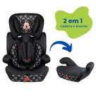 Cadeirinha Mickey Cadeira De Bebê Para Auto Carro 9 a 36kg g1g2g3 Infantil Preta Cinto Regulável Styll Baby
