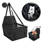 Cadeirinha pettransporte carro viagem passeio com bolsopreta