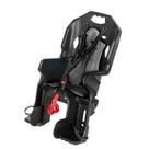 Cadeirinha Polisport traseira Dusky CFS fixação no bagageiro preto e cinza