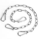 Cadena para Columpio Suspendido 2 Piezas 63 cm con 4 Mosquetones Capacidad 250 kg
