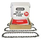 Cadena para motosierra Oregon 3/8 LP paso 1.3 mm calibre para barra de 40 cm Cadena para motosierra Oregon 3/8 LP paso 1.3 mm calibre para barra de 40 cm