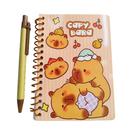 Caderneta de Anotações Capivara Com Caneta 48Fls 105x150mm