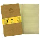 Caderneta filibook planner kraft pautada 30f 2un