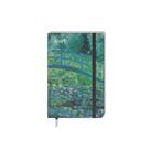 Caderneta média monet ponte japonesa teca papelaria