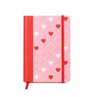 Caderneta Molin Loveskine Pautada CD c/96 fls Pink Hert