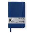 Caderneta Quadriculada taccbook Azul naval 9x14 Flex