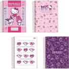 Caderno 01X1 Capa Dura Besties Forever 80 Folhas Pacote com 4 Unidades