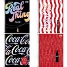 Caderno 01X1 Capa Dura Coca Cola Connect 80 Folhas