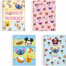 Caderno 01X1 Capa Dura Disney Emoji 80 Folhas Pacote com 4 Unidades