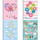 Caderno 01X1 Capa Dura Like+ 96 Folhas Feminino