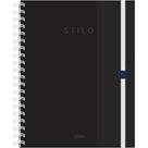 Caderno 01X1 Capa Dura Stilo Neo Preto 80 Folhas Caderno 01X1 Capa Dura Stilo Neo Preto 80 Folhas