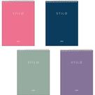 Caderno 01X1 Capa Dura Stilo TREND Topo Canhoto 80 Folhas (pacote com 4) Caderno 01X1 Capa Dura Stilo TREND Topo Canhoto 80 Folhas (pacote com 4)