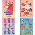 Caderno 01X1 Capa Dura West Girl 80Fls