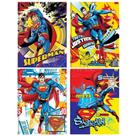 Caderno 1/4 Capa Dura Costurado 96 Folhas São Domingos Superman Homem de Aço
