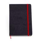 Caderno 1/4 Cicero Clássica Preto Vermelho Sem Pauta 14x21 Caderno 1/4 Cicero Clássica Preto Vermelho Sem Pauta 14x21