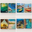 Caderno 1/4 Espiral CAPA DURA 192 Folhas Positive Vibes