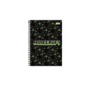 Caderno 1/4 Espiral Minecraft 80 Folhas FORONI Caderno 1/4 Espiral Minecraft 80 Folhas FORONI