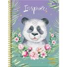 Caderno 1/4 espiral pautado 80 fls Tropical Foroni