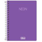Caderno 1/8 Neon Lilás 80 Folhas 302635-Tilibra
