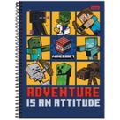 Caderno 1 Matéria Minecraft 80fls - Foroni