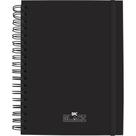 Caderno 10X1 Capa Dura ALL BLACK SMART 80 Folhas com Elástico