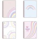 Caderno 10X1 Capa Dura ARC-EN-CIEL 160 Folhas (pacote com 4)