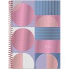 Caderno 10X1 Capa Dura Bali 160 Folhas com Espiral Rose GOLD