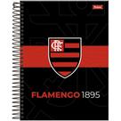 Caderno 10X1 Capa Dura Colegial Flamengo 160 Folhas Pacote com 4 Caderno 10X1 Capa Dura Colegial Flamengo 160 Folhas Pacote com 4