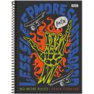 Caderno 10X1 Capa Dura DRIP 160 Folhas Pacote com 4 Unidades