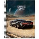 Caderno 10X1 Capa Dura Drive Line Cp.metalizada 160FL PCT.C/04 Caderno 10X1 Capa Dura Drive Line Cp.metalizada 160FL PCT.C/04