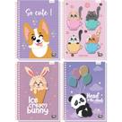 Caderno 10X1 Capa Dura Kawaii 160 Folhas PCT com 04