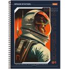 Caderno 10X1 Capa Dura Spacefly 160 Folhas Pacote com 4