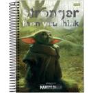 Caderno 10x1 Capa Dura Star Wars Mandalorian 160 fls. - Jandaia Caderno 10x1 Capa Dura Star Wars Mandalorian 160 fls. - Jandaia