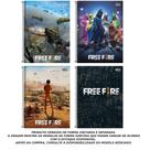 Caderno 10x1 cd free fire 160 folha - tilibra