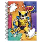Caderno 15 matérias 240 folhas capa dura super pets