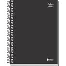 Caderno 15X1 Capa Dura Neutro Preto 300 Folhas Pacote com 02