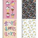 Caderno 16X1 Capa Dura Spice Feminino 256 Folhas PCT com 02