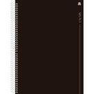 Caderno 1X1 Capa Dura Colors Preto 80 Folhas Pacote com 4