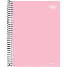 Caderno 1X1 Capa Dura Neutro Rosa Pastel 96 Folhas - Pacote com 4 Unidades